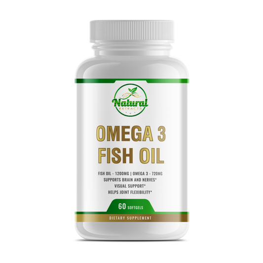Natural Extract Omega-3 Fish Oil 60ct softgels