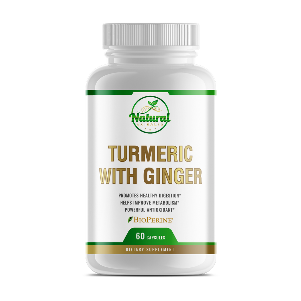 Natural Extract Turmeric with Ginger  60ct