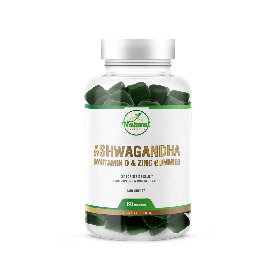 Natural Extract Ashwagandha Gummies 60ct