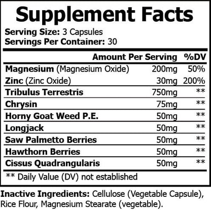 Natural Extract Natural Testosterone 90ct