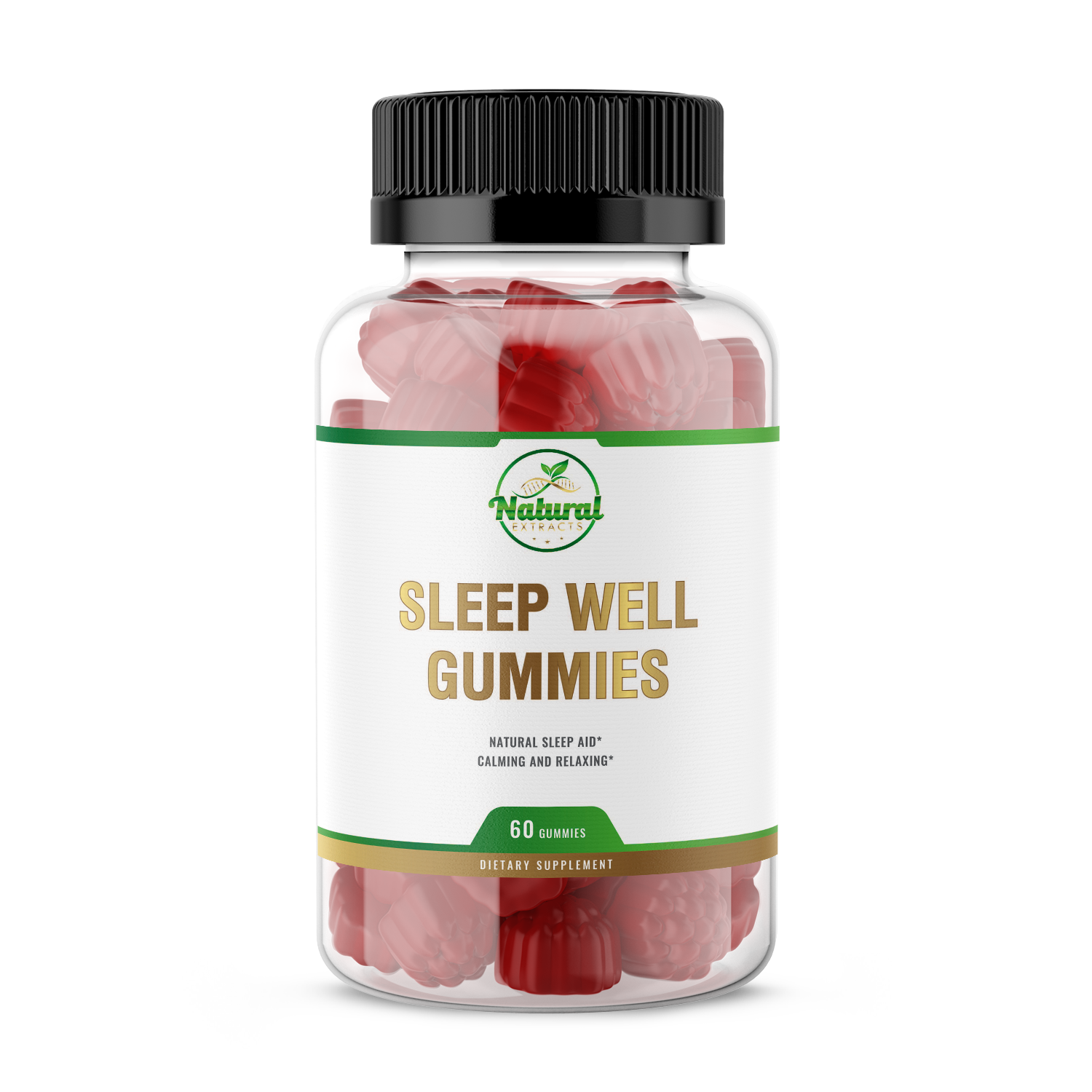 Natural Extract Sleep Well Gummies 60ct