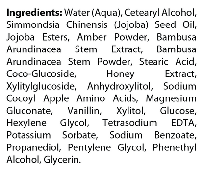 Ingredients panel for Natural Extract Skin Renewing Honey Scrub (ROC988)