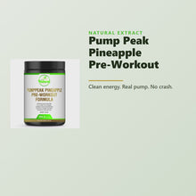 Natural Extract Pump Peak Pineapple Pre-Workout product video - clean energy and pump
