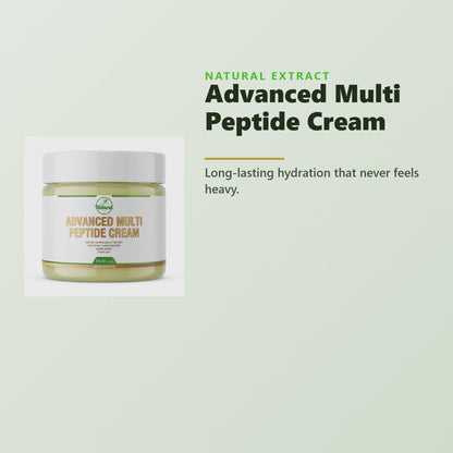 Natural Extract Advanced Multi Peptide Cream product video - all-natural lightweight peptide moisturizer