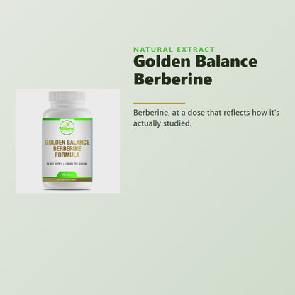 Golden Balance Berberine Formula product video - 1200 mg berberine daily, 60 capsules