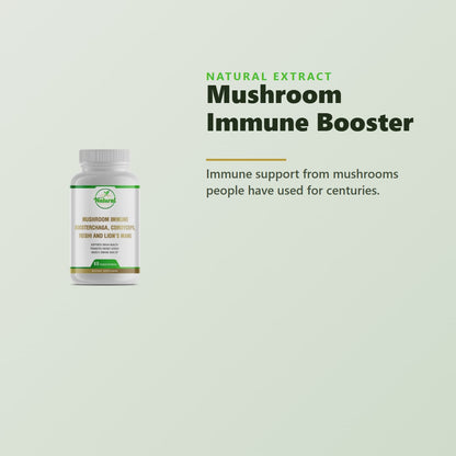 Natural Extract Mushroom Immune Booster product video - reishi and cordyceps immune support