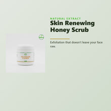 Natural Extract Skin Renewing Honey Scrub product video - all-natural raw honey exfoliant