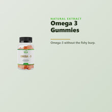 Natural Extract Omega 3 Gummies product video - omega-3 with no fishy aftertaste