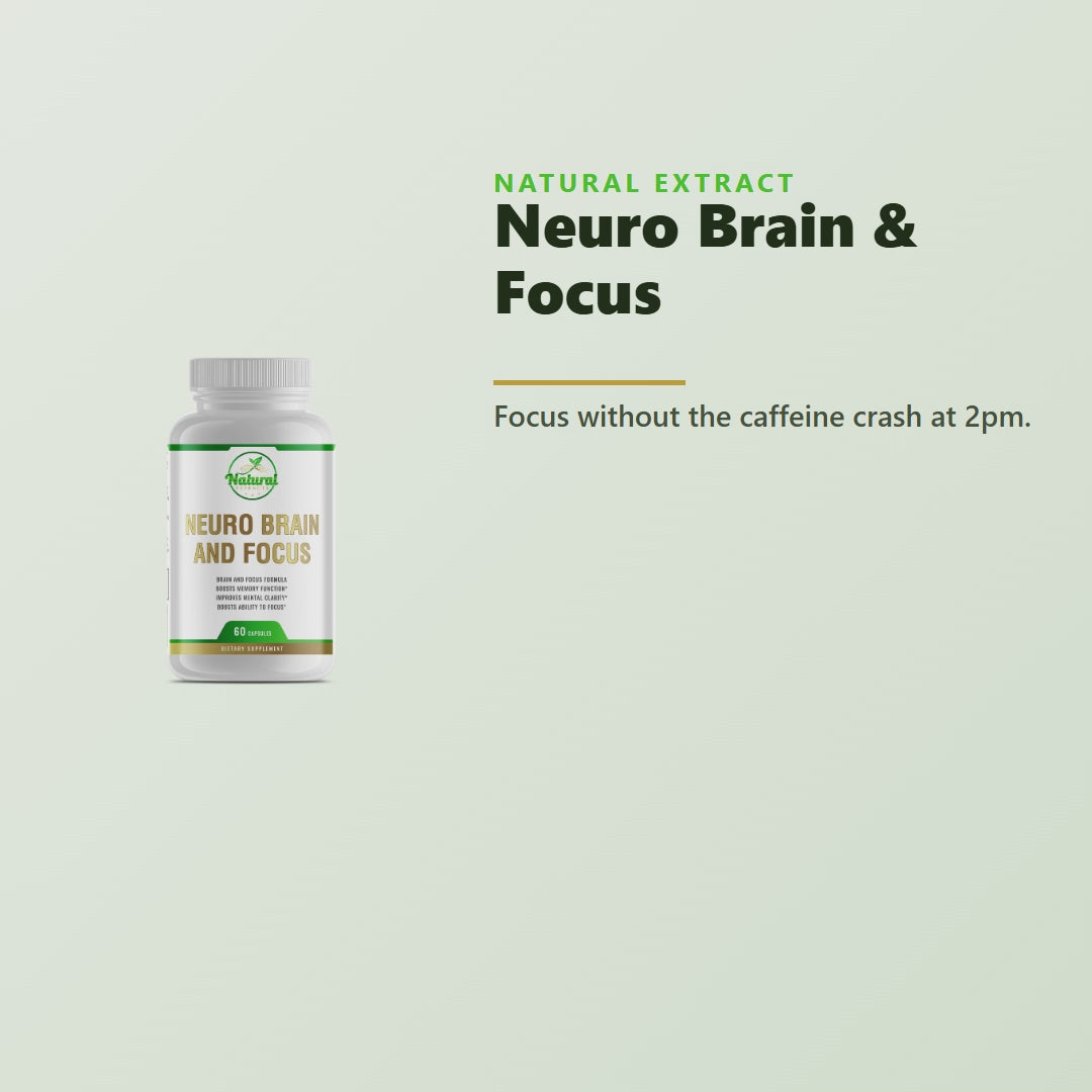 Natural Extract Neuro Brain and Focus product video - focus and memory support
