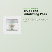 Natural Extract True Tone Exfoliating Pads product video - all-natural botanical no-rinse exfoliation