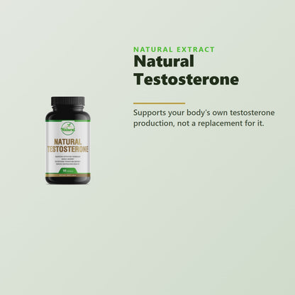 Natural Extract Natural Testosterone 90ct product video - daily testosterone support formula, 90 capsules, for energy, strength and endurance