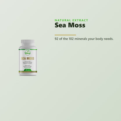 Natural Extract Sea Moss capsules product video - 92 essential minerals